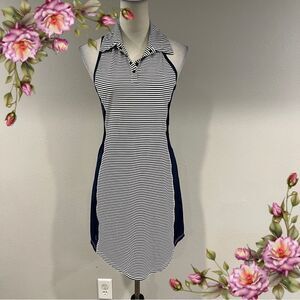 Lole athletic Striped sleeveless mini Dress size Extra Small